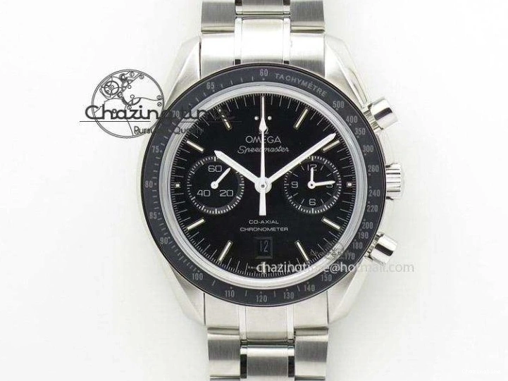 0320 FlexibleFit Seamaster Professional Chrono SS RG Blue Ceramic Blue Dial On SS RG Bracelet A 8211